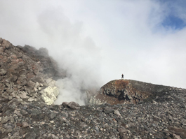 Fire-Safari-person-standing-265w Alaska Volcano Fire Safari